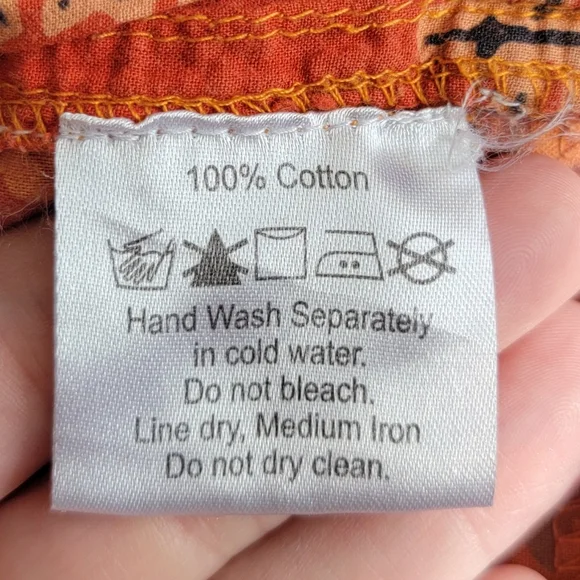 Earthbound Trading Co. Patchwork Pants Size M 100% Cotton Boho Hippie Festival - Picture 7 of 8